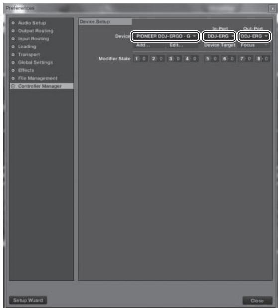 PIONEER DDJ-ERGO-K - Input Aux: - 2