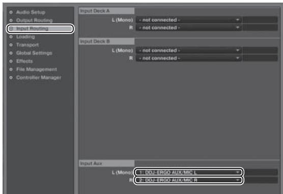 PIONEER DDJ-ERGO-K - Input Aux: - 1