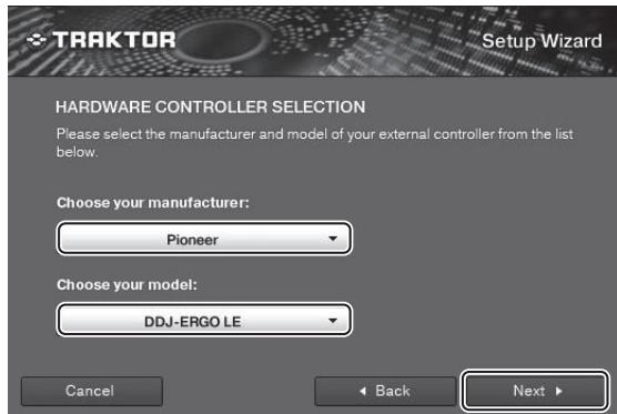 PIONEER DDJ-ERGO-K - Setting procedure - 3
