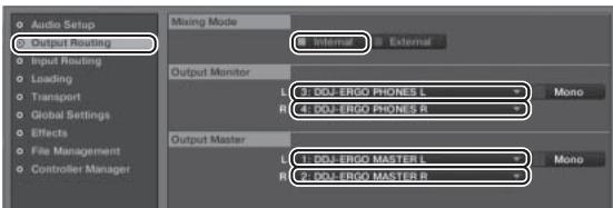 PIONEER DDJ-ERGO-K - Output Routing - 1
