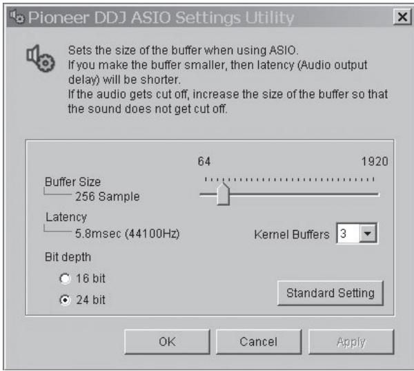 PIONEER DDJ-ERGO-V - Click the Windows [Start] menu>[All Programs]>[Pioneer ]>[DDJ]>[Pioneer DDJ ASIO Settings Utility]. - 1