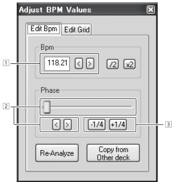 PIONEER DDJ-ERGO-V - Select [BPM] > [Manual Edit]. - 1