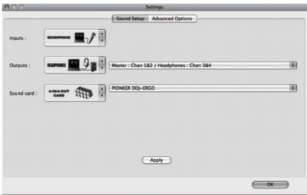 PIONEER DDJ-ERGO-V - Click [CONFIG] in the top left of the computer's screen. - 1