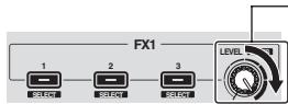 PIONEER DDJ-SB - Operate an effect level control to adjust the effect level. - 7