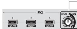 PIONEER DDJ-SB - Operate an effect level control to adjust the effect level. - 6