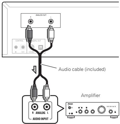 PIONEER PD-10-K - Analog audio output connections - 1