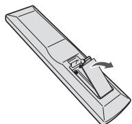 PIONEER PD-10-K - Open de klep op dechyterzijde. - 2