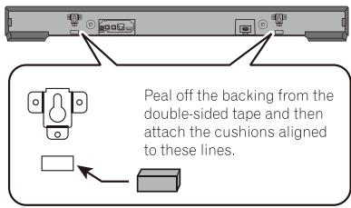 PIONEER SBX-N500 - Cautions on mounting - 1