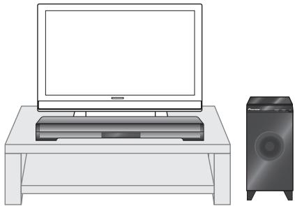 PIONEER SBX-N500 - Installing the Wireless Subwoofer (SBX-N700 Only) - 1