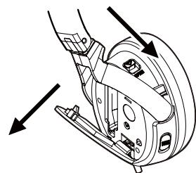 PIONEER SE-NC21M - Isetting av batteri - 1