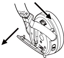 PIONEER SE-NC21M - Vkládání baterie - 1