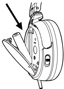 PIONEER SE-NC21M - Inserting Battery - 2