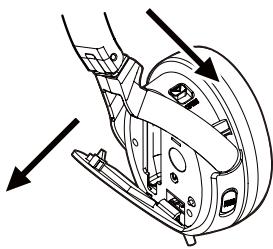 PIONEER SE-NC21M - Inserting Battery - 1