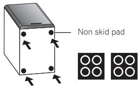 PIONEER X-HM71-S - Applying non skid pads (X-HM81 only) - 1