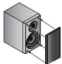PIONEER X-HM81-S - Detatching and replacing the front grille - 1