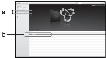 PIONEER X-HM81-S - Press Bookmark icon. Click Bonjour list (a), and then select this receiver's name (Friendly Name) (b) in Bookmark. - 1