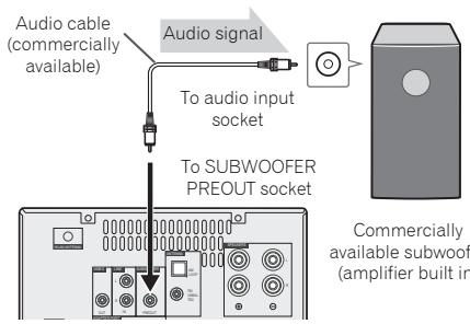 PIONEER X-HM81-S - Using other subwoofer - 1