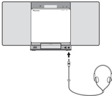 PIONEER X-SMC00DAB - Using Headphones - 1