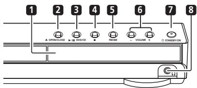 PIONEER XV-DV240 - Front panel - 1
