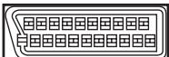 PIONEER XV-DV240 - SCART pin assignment - 1