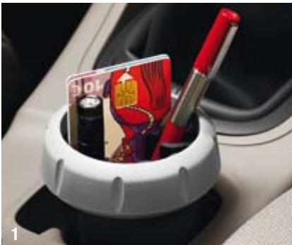 RENAULT MEGANE COUPE - 1-2. Organizer BOX et note BOX - 1