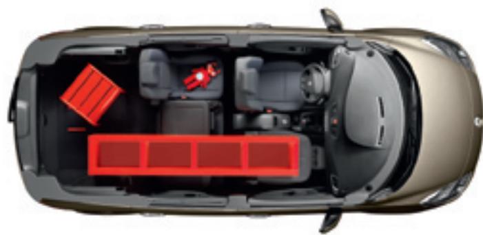 RENAULT GRAND SCENIC - Modularite GRAND scénic - 2