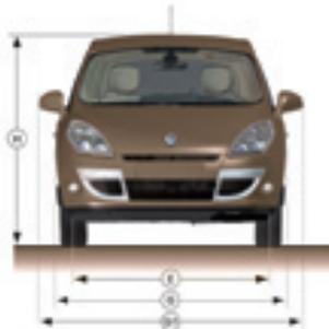RENAULT GRAND SCENIC - Schemas de dimensions - 2