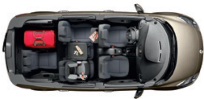 RENAULT GRAND SCENIC - Modularite GRAND scénic - 1