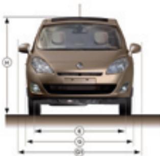RENAULT GRAND SCENIC - Schemas de dimensions - 4