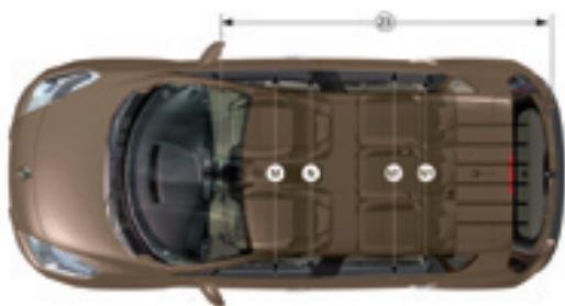 RENAULT GRAND SCENIC - Schemas de dimensions - 1