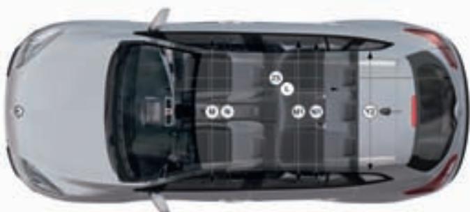 RENAULT MEGANE ESTATE - JANTES Et schemas de dimensions - 9