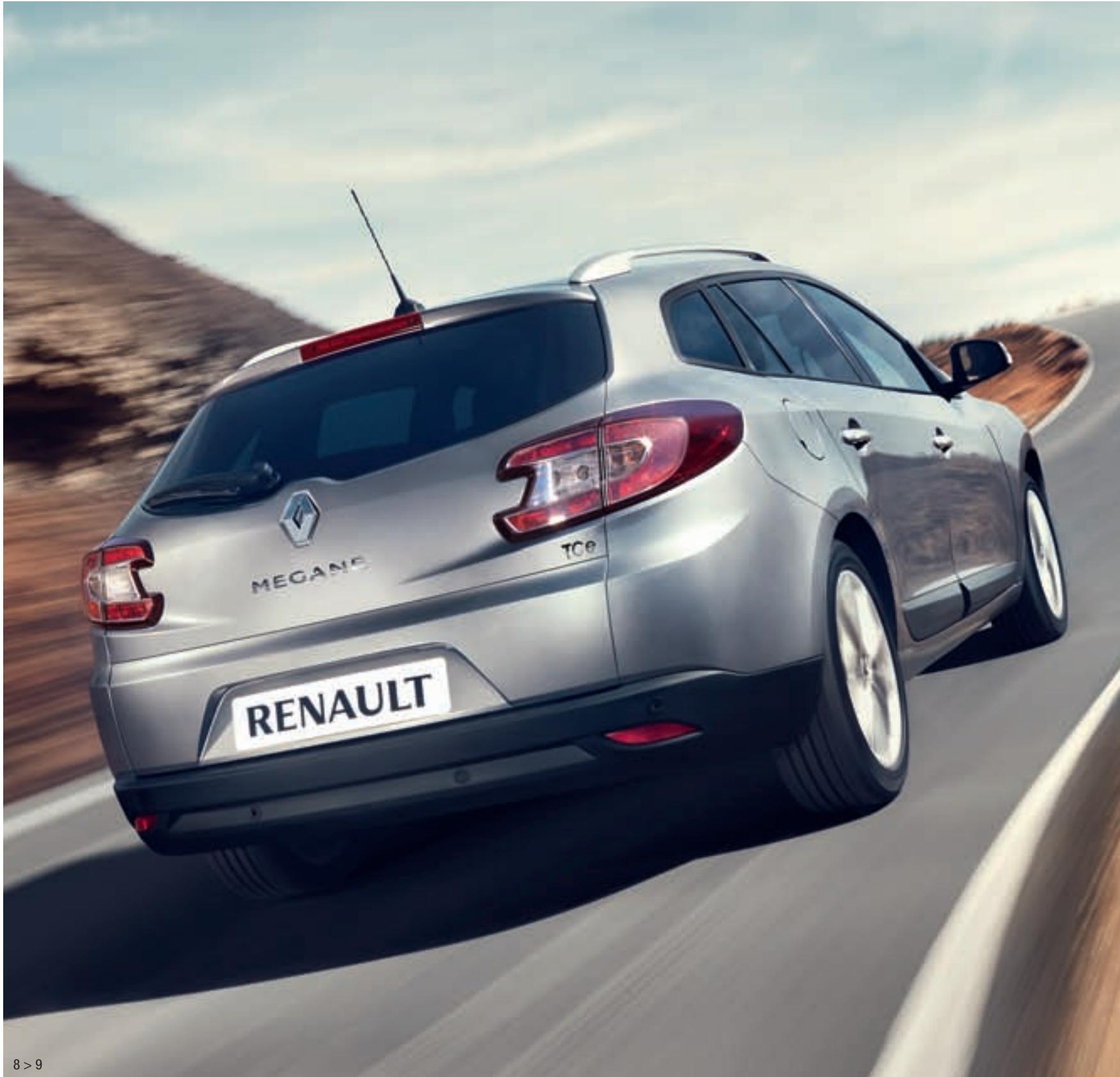 RENAULT MEGANE ESTATE - Nouvelle mégane ESTATE en associant le meilleur du BREAK, du DESIGN et de la technologie, mégane ESTATE conjugue parfaitement ESPACE et dynamisme - 9