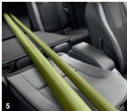 RENAULT MEGANE ESTATE - Mise en tablette de la banquette arrière - 5