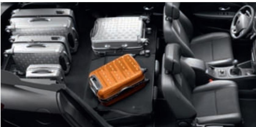 RENAULT MEGANE ESTATE - Mise en tablette de la banquette arrière - 7