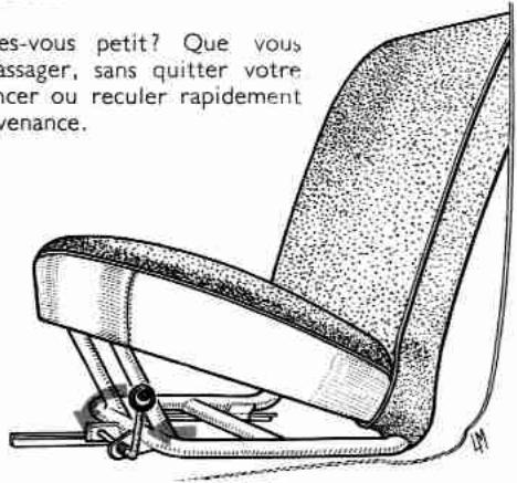 RENAULT 4 CV - SIÈGES AVANT - 1