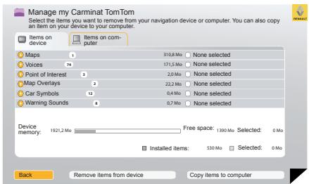 RENAULT CARMINAT TOMTOM - Downloading the instructions for your system - 1