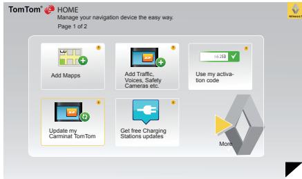 RENAULT CARMINAT TOMTOM - Managing my Carminat TomTom - 1