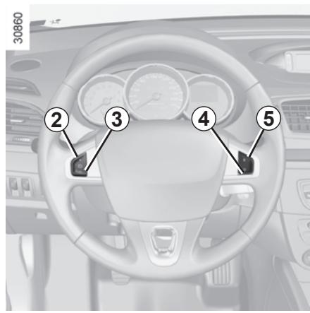 RENAULT MEGANE III RS - Régulateur-limiteur de vitesse : fonction régulateur (1/4) - 4