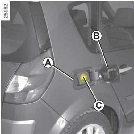 RENAULT SCENIC II - RÉSERVOIR CARBURANT - 1