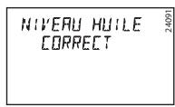 RENAULT SCENIC II - Lecture du niveau d'huile - 1