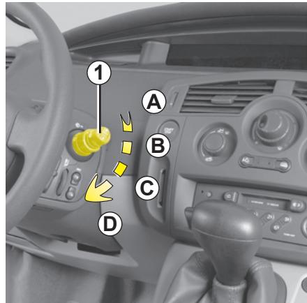 RENAULT SCENIC II - Projecteurs allumés - 1