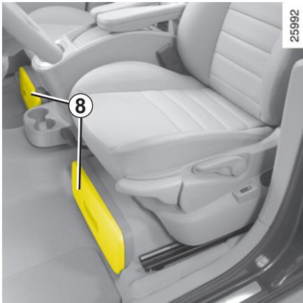 RENAULT SCENIC II - RANGEMENTS / AMÉNAGEMENTS DE L'HABITACLE (suite) - 1