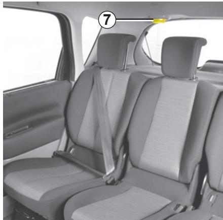 RENAULT SCENIC II - CEINTURES DE SECURITE ARRÈRE : châssis normal (suite) - 1