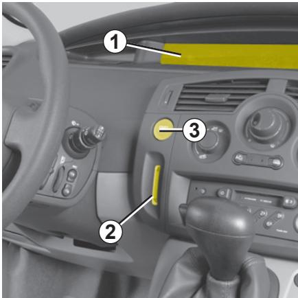 RENAULT SCENIC II - DÉMARRAGE MOTEUR (suite)/ARRÊT MOTEUR - 1