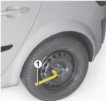 RENAULT SCENIC II - CHANGEMENT DE ROUÉ - 1