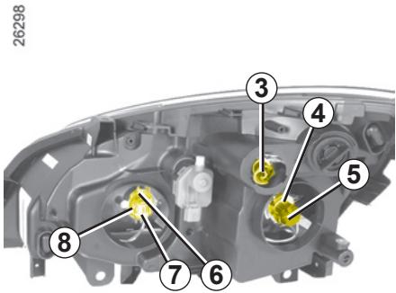RENAULT SCENIC II - PROJECTEURS LAMPES HALOGENE : remplacement des lampes - 2