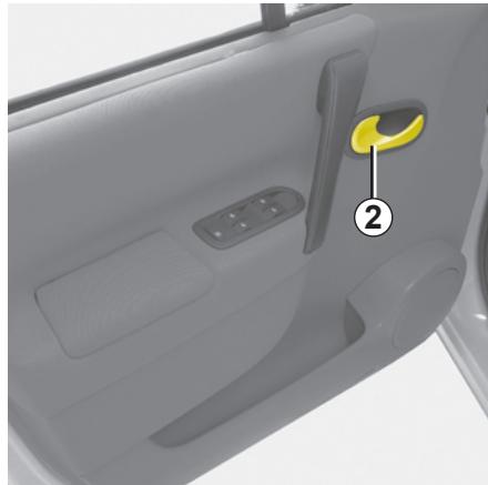RENAULT SCENIC II - Ouverture de l'extérieur - 1