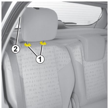 RENAULT SCENIC II - APPUIS-TÉTE CONVERTIBLE ENFANT - 1