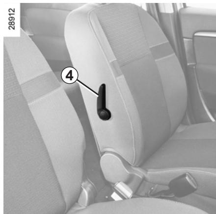 RENAULT SCENIC III - Pour monter ou descendre l'assise du siège - 1