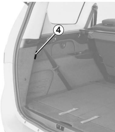 RENAULT SCENIC III - ÉCLAIRAGE INTÉRIEUR : remplacement des lampes (2/2) - 1